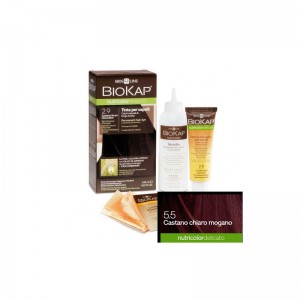 TINTE 5.50 DELICATO CASTAÑO CAOBA 140 ML.BIOKAP