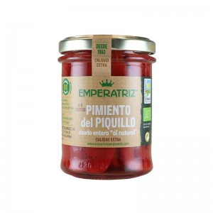 Pimiento del piquillo asado entero bio 212ml Emperatriz