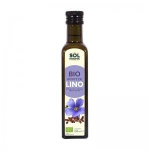 Aceite de lino bio 250ml Sol Natural