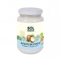 Aceite de coco virgen extra bio 580ml Sol natural