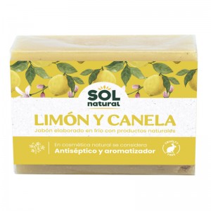 Jabon de limon y canela 100g Sol Natural