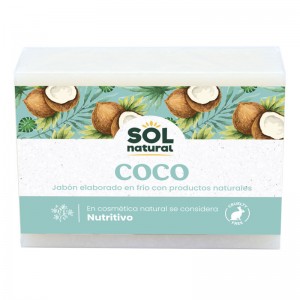 Jabon de coco 100 g Sol Natural