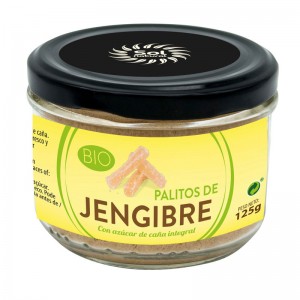 Palitos de jengibre bio 125g Sol Natural