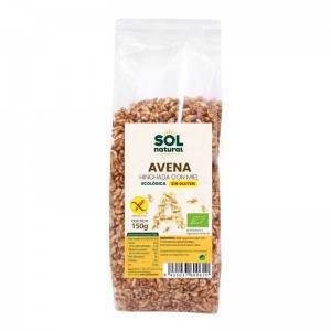 Avena hinchada con miel sin gluten bio 150g Sol Natural