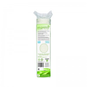 Discos de algodon desmaquillantes bio 80ud Masmi
