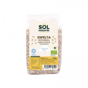 Espelta hinchada integral bio 100 g Sol Natural