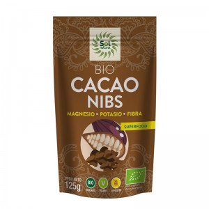 Cacao nibs crudo raw bio 125g Sol Natural
