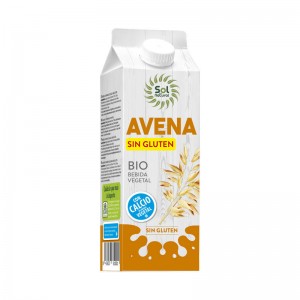 Bebida de avena sin gluten bio 6x1 L Sol Natural
