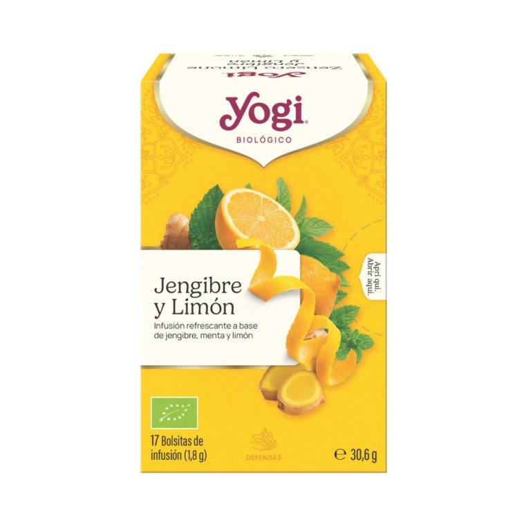 Jengibre y limón BIO · 17 infusiones — Yogi Tea