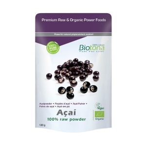 Acai raw powder Vegan Bio 120g Biotona
