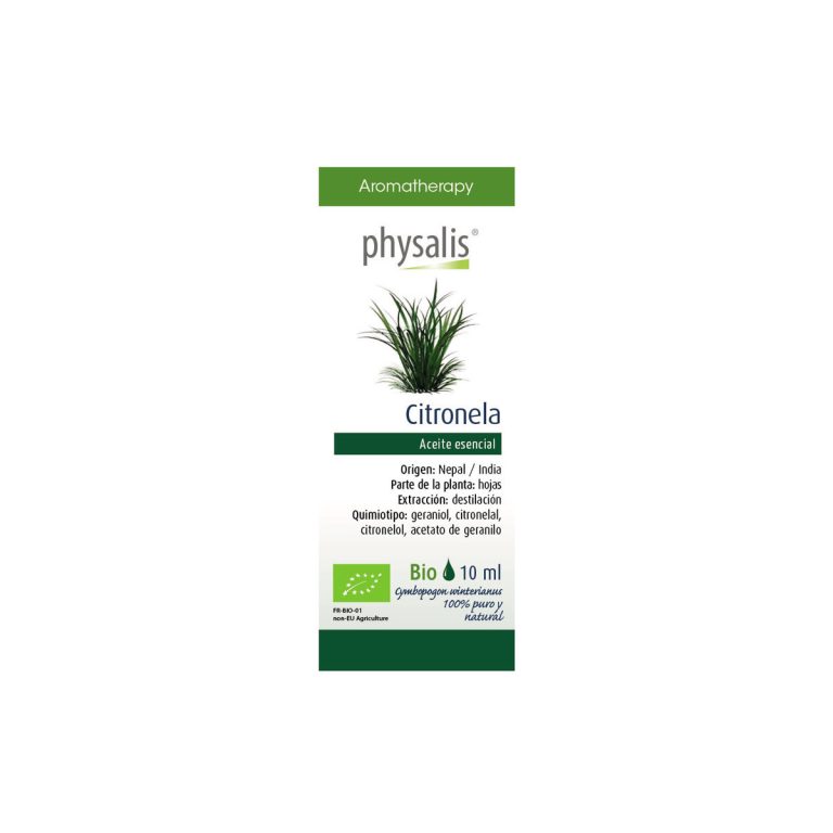 Aceite esencial de citronela bio 10ml Physalis