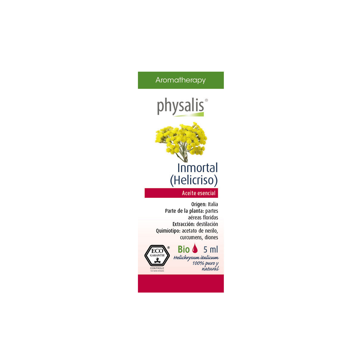 Aceite esencial de helicriso bio 5ml Physalis