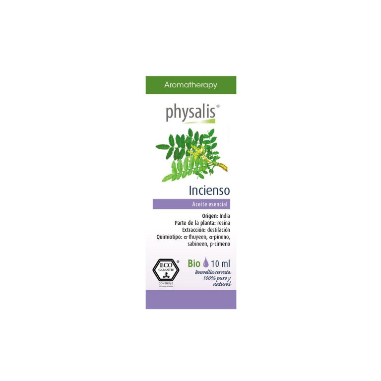 Aceite esencial de incienso bio 10 ml Physalis