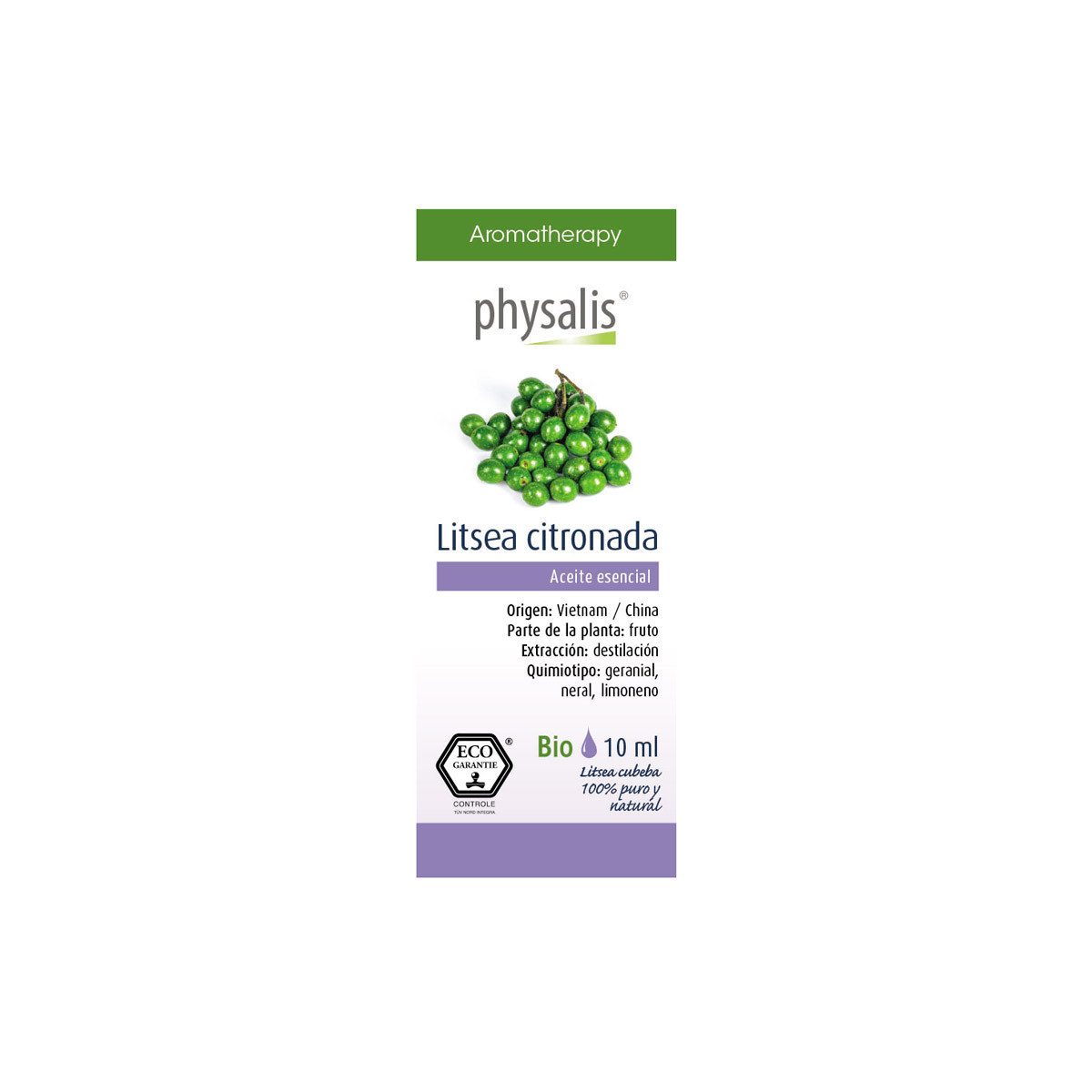 Aceite esencial de litsea bio 10ml Physalis