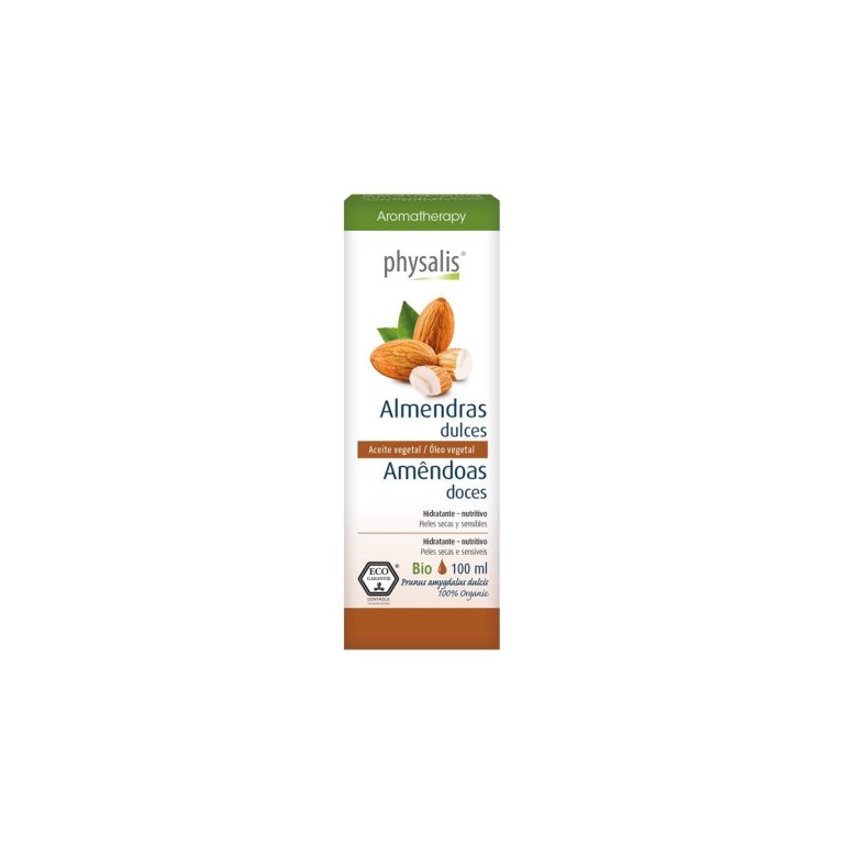 Aceite vegetal de almendras dulces bio 100ml Physalis