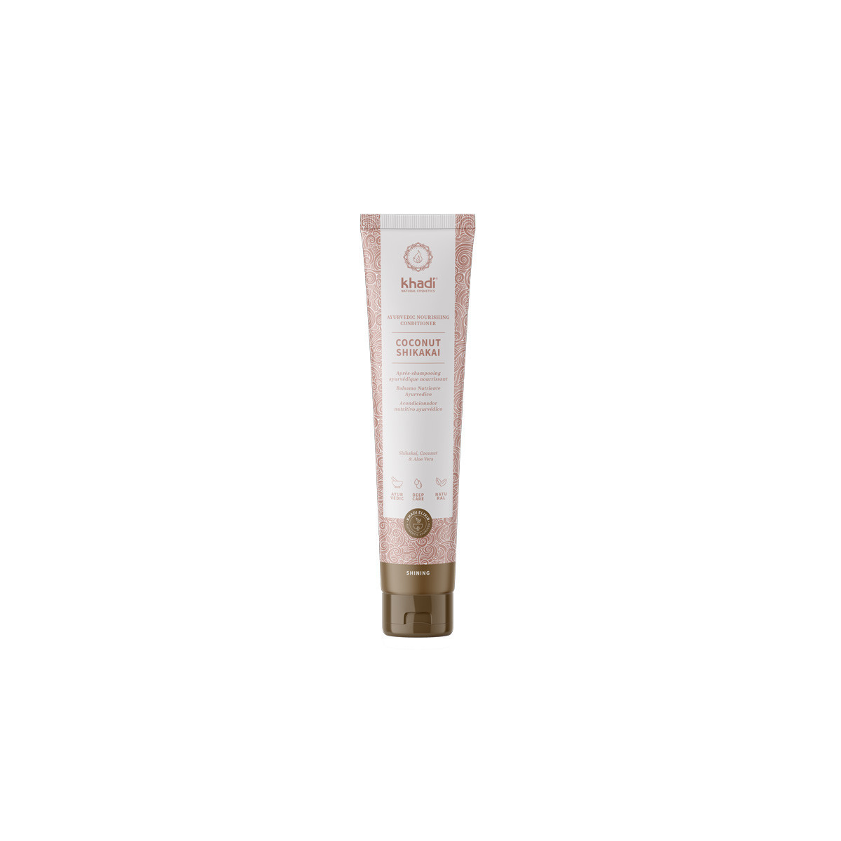 Acondicionador de CoCo y Shikakai 200ml Khadi