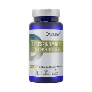 Ajo Espino y Olivo 500mg bote 120 perlas nutrabasicos Drasanvi