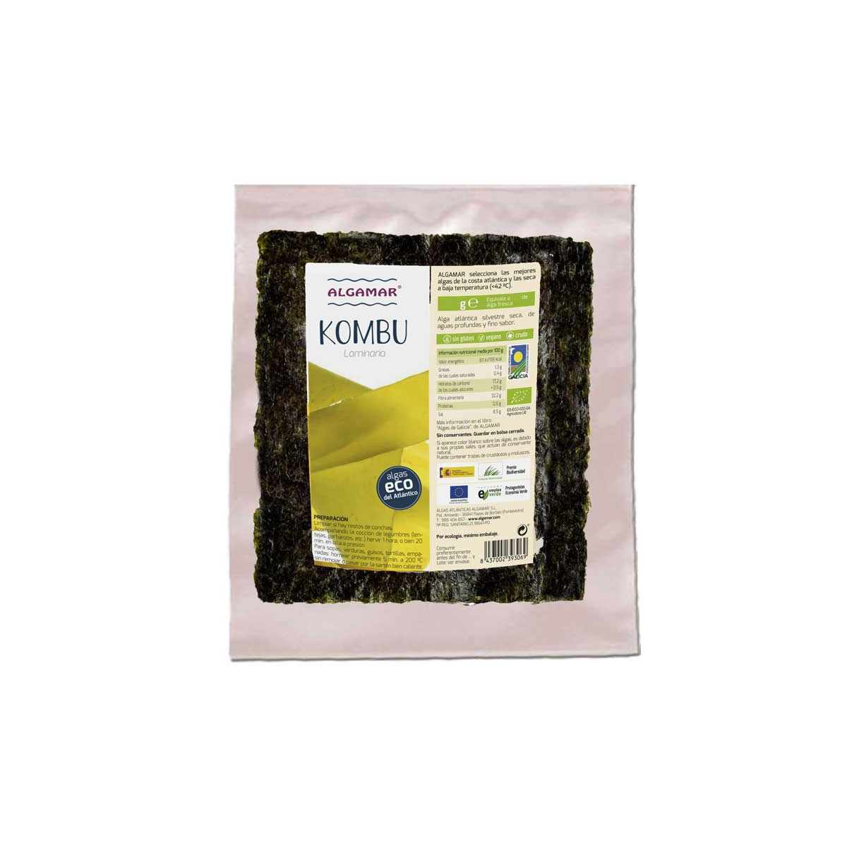 Alga Kombu Bio 1kg Algamar