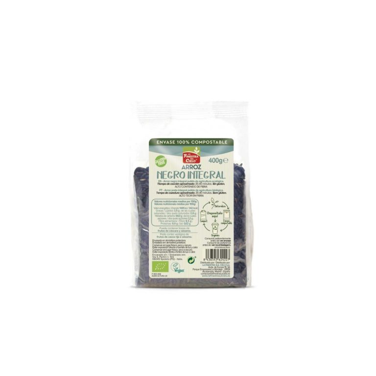 Arroz integral negro venere bio 400g La Finestra