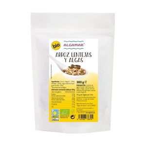 Arroz lentejas y algas bio 300g Algamar
