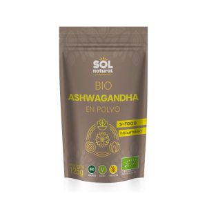 Ashwagandha en polvo Bio 125g Sol Natural