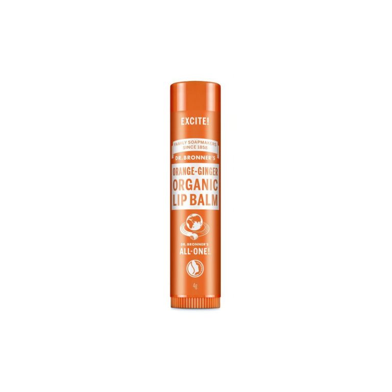 Balsamo labial de naranja y jengibre bio Dr. Bronner's