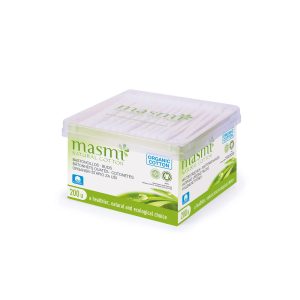 Bastoncillos de algodon bio 200ud Masmi