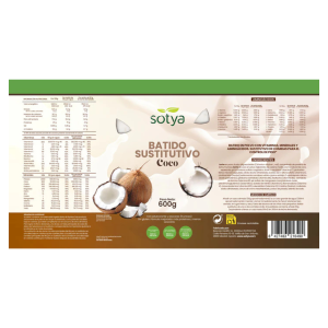 Batido sustitutivo saciante de Coco 600g Sotya