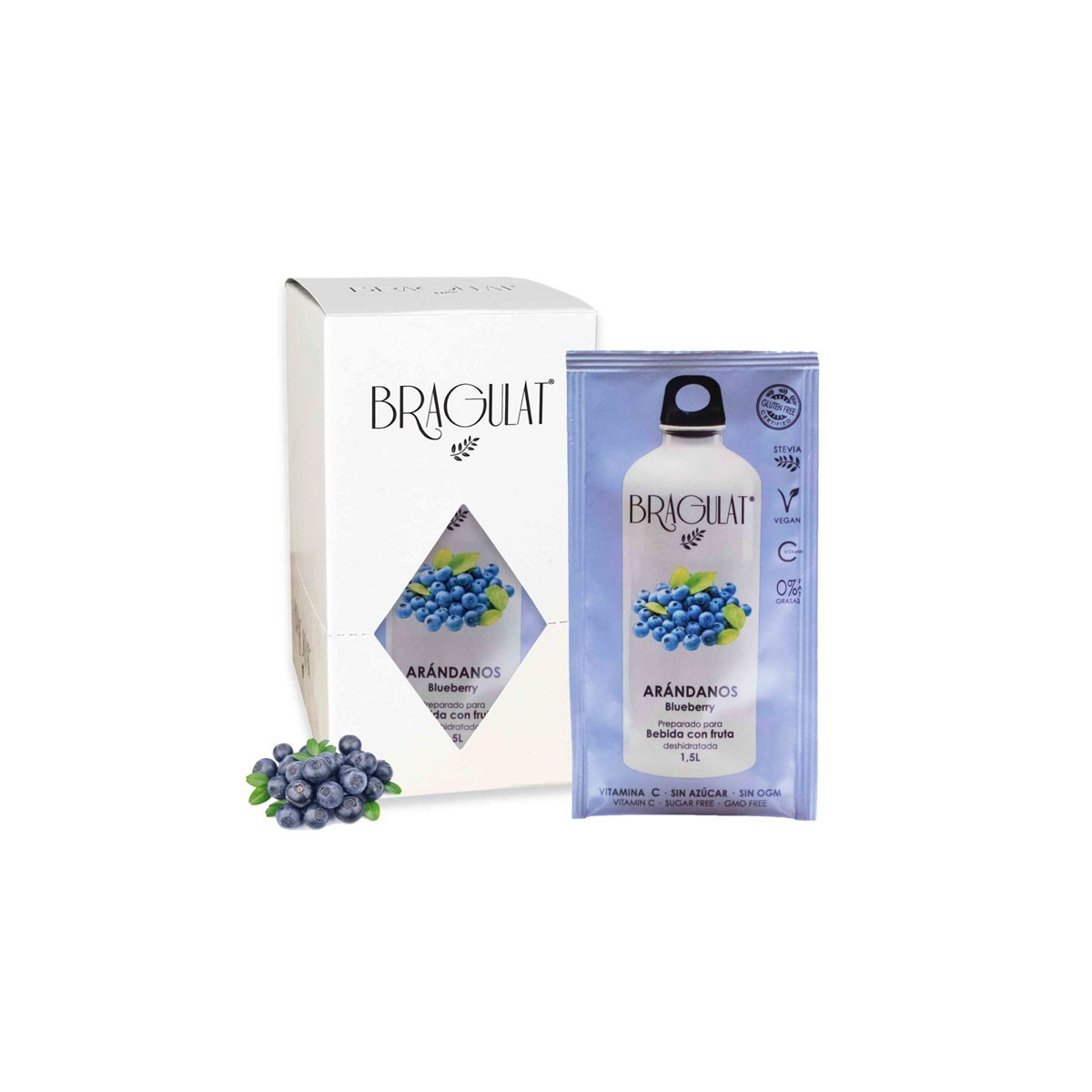 Bebida Soluble Arandanos 15x9g Bragulat