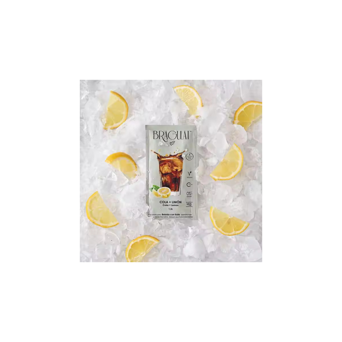 Bebida Soluble Cola Limon 15x9g Bragulat