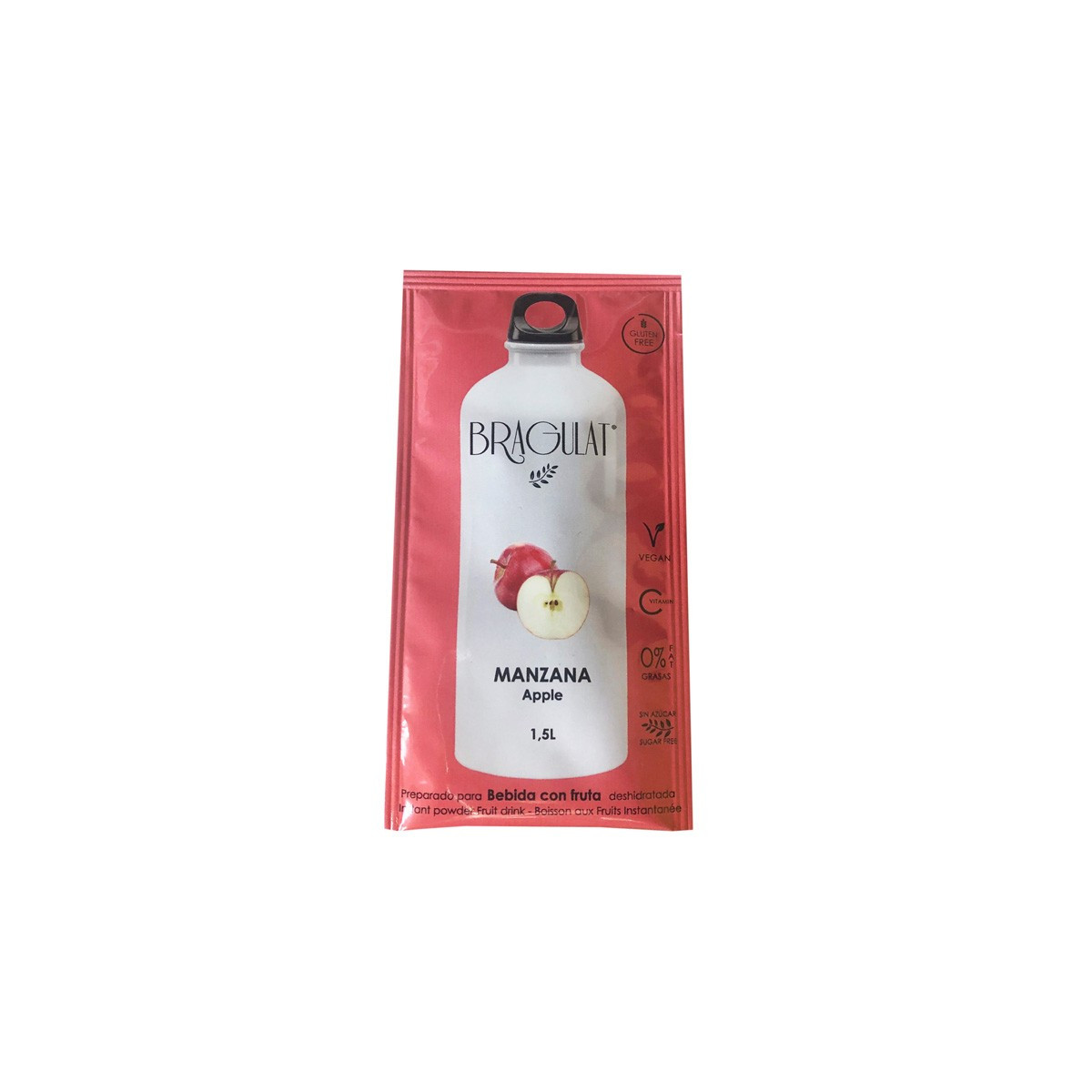 Bebida soluble manzana 15x9g Bragulat