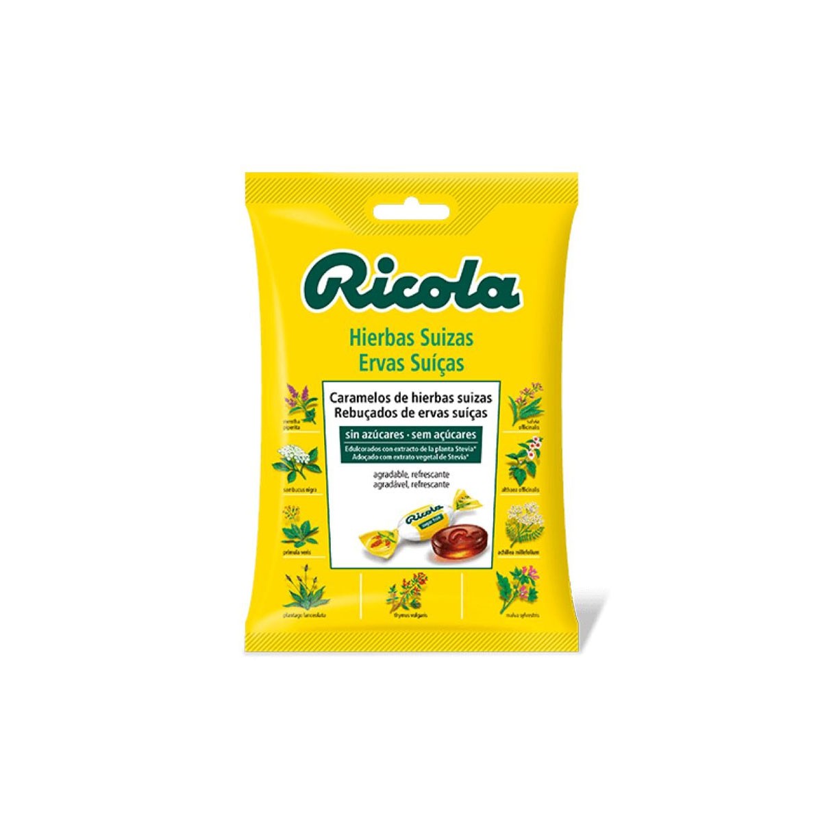 Bolsa de caramelos Hierbas 70 g Ricola