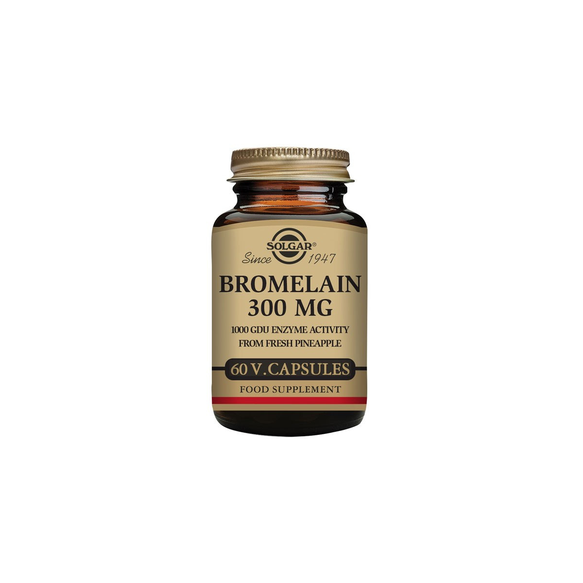 Bromelina 300mg 60 vcaps Solgar