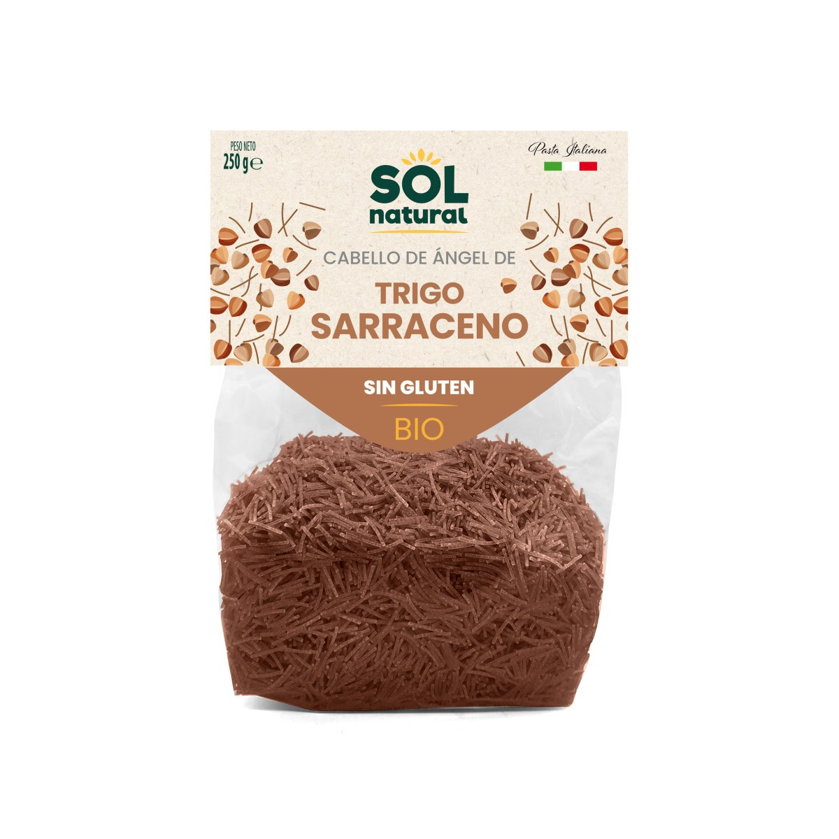 Cabello de angel Trigo Sarraceno S/G Bio 250g Sol Natural