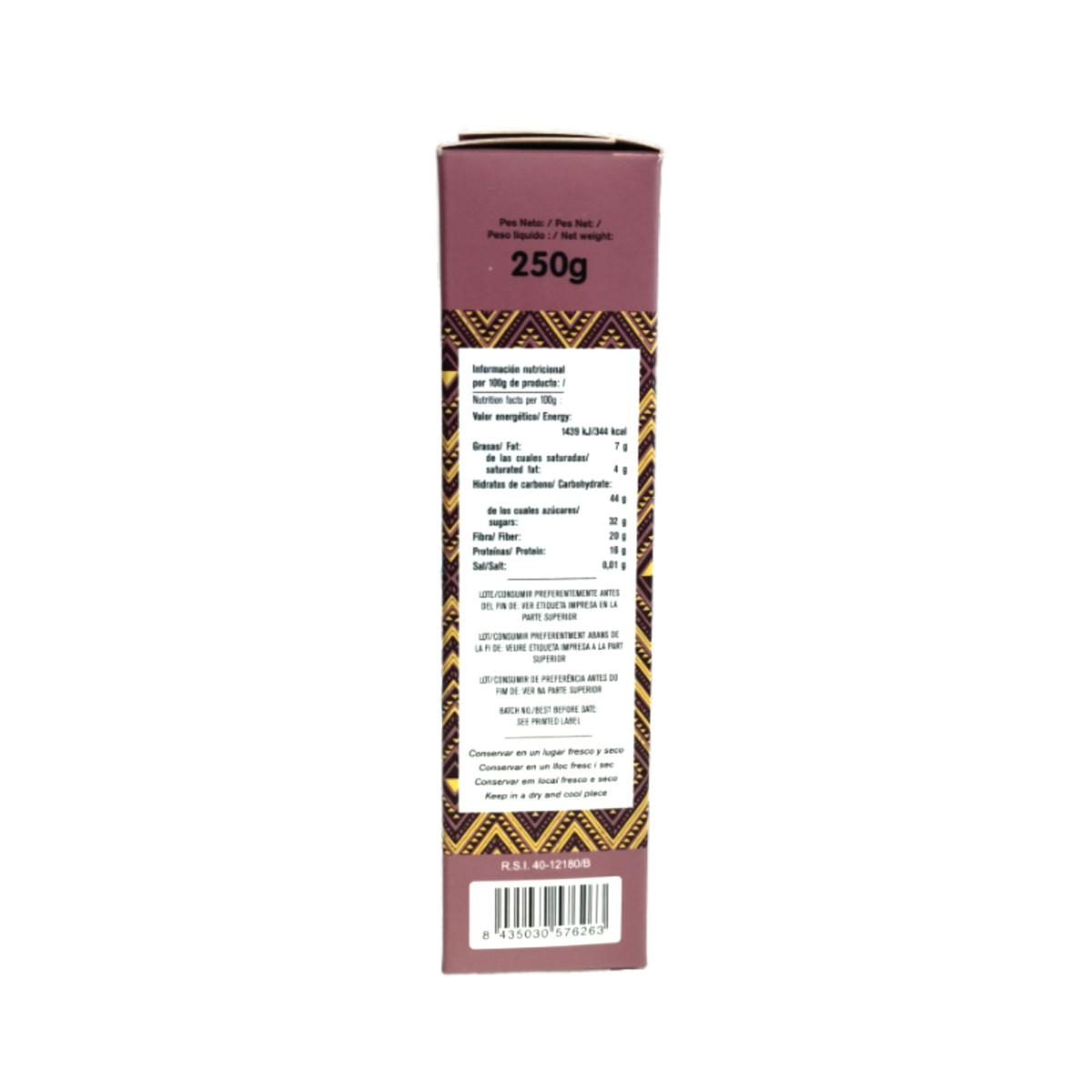 Cacao instantaneo 65% min S/G Bio 250 g Alternativa 3