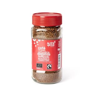 Cafe soluble descafeinado liofilizado bio 100 g Alternativa 3