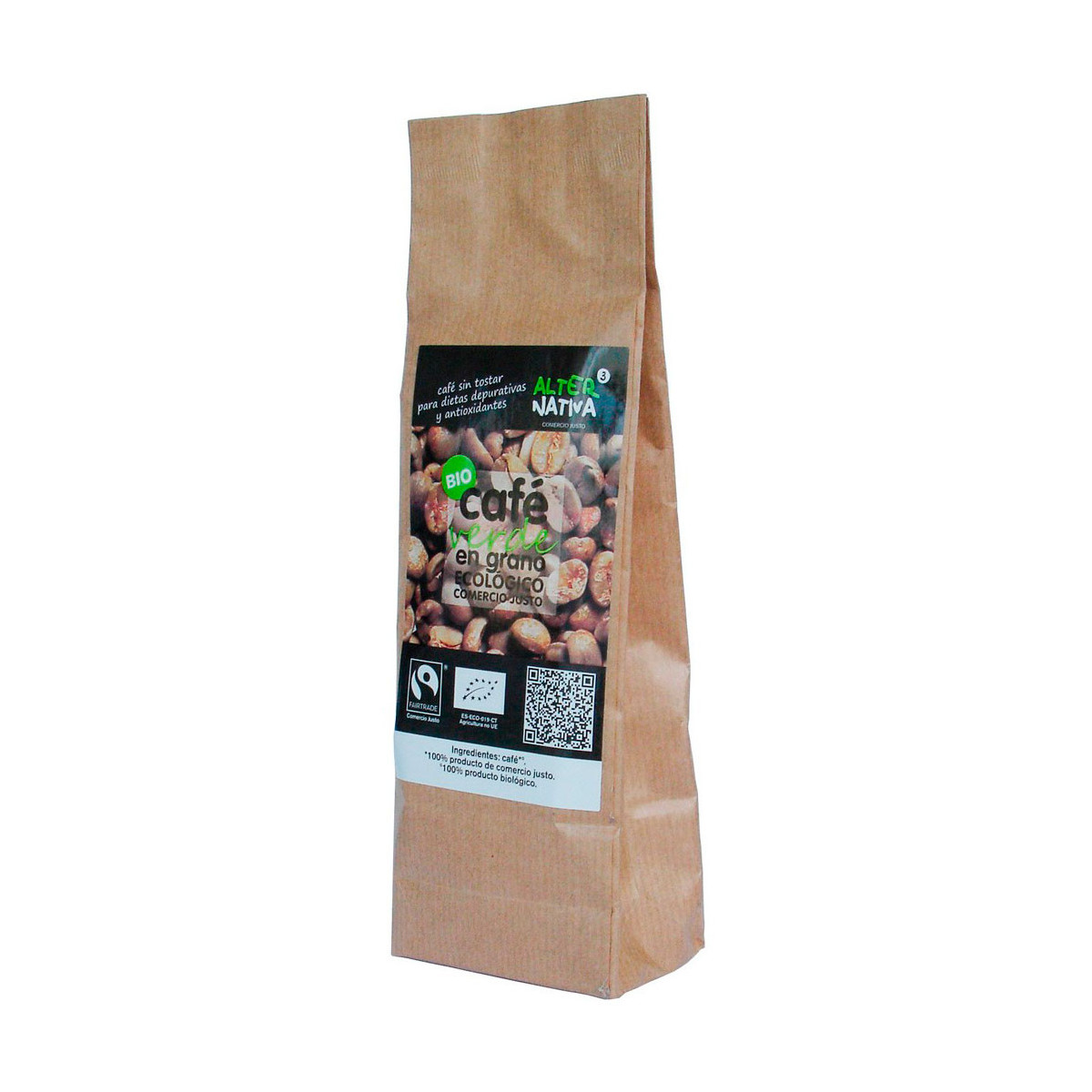 Cafe verde grano bio 150 g Alternativa 3