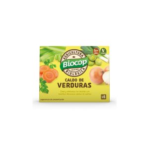 Caldo de verduras cubitos bio 6x11g Biocop