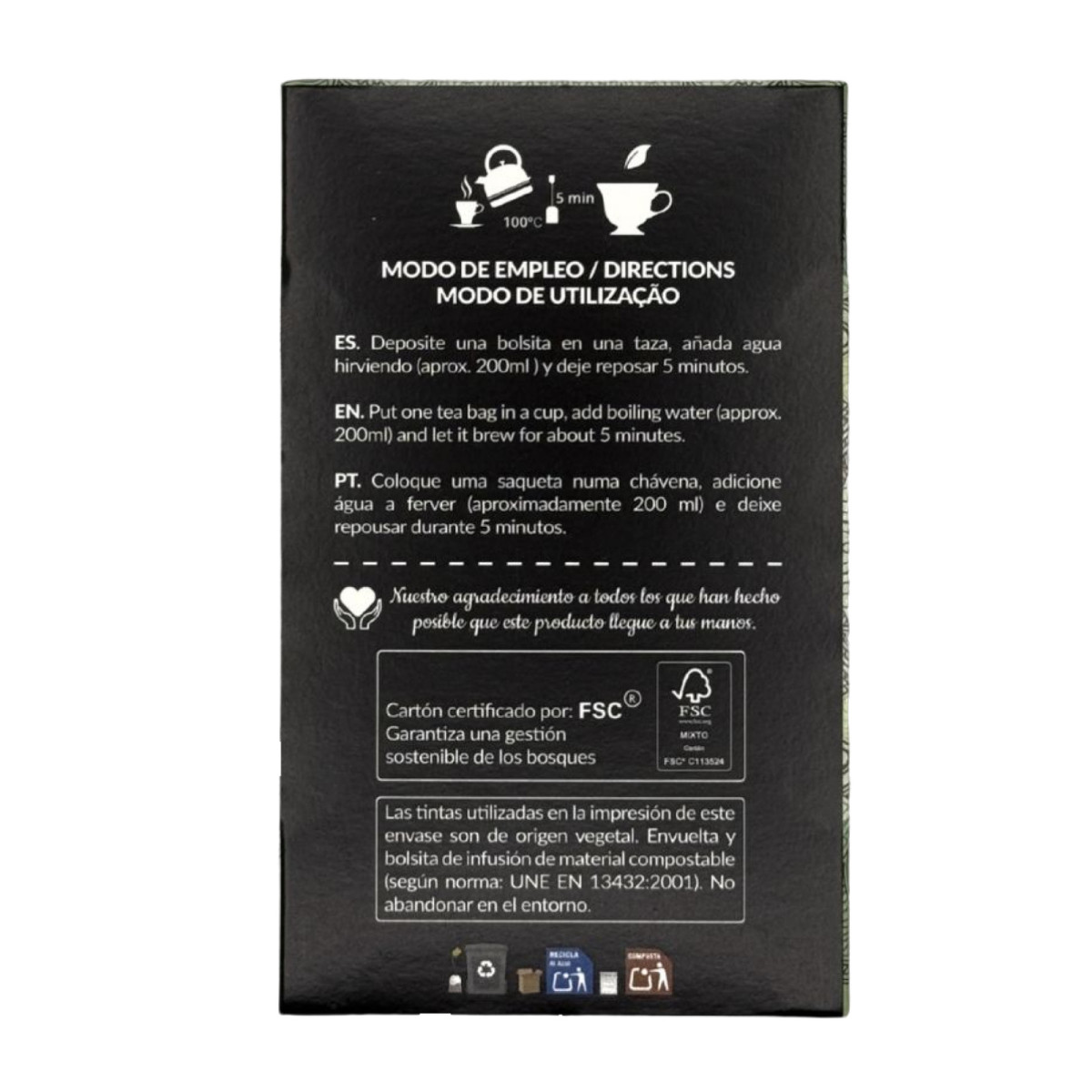Camomila Massala Infusion Bio 20 filtros Artemis