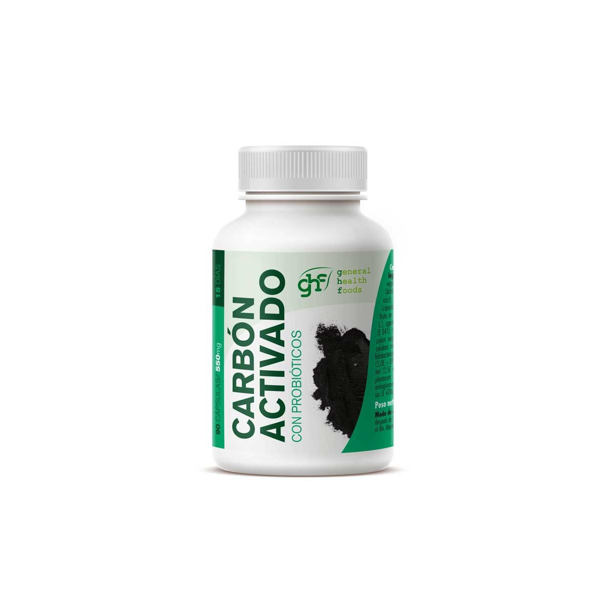 Carbon probiotico 550mg 90 capsulas GHF