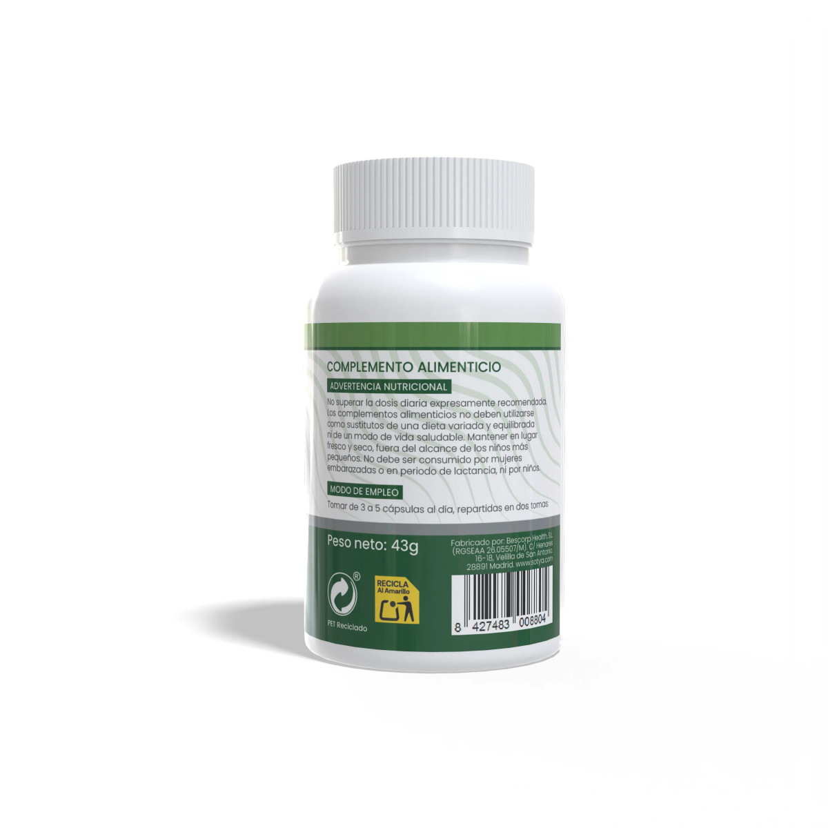 Cartilago de tiburon 710mg 60 capsulas Sotya