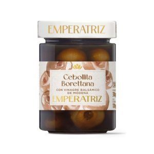 Cebollita Borettana en vinagre balsamico de modena 314ml Emperatriz