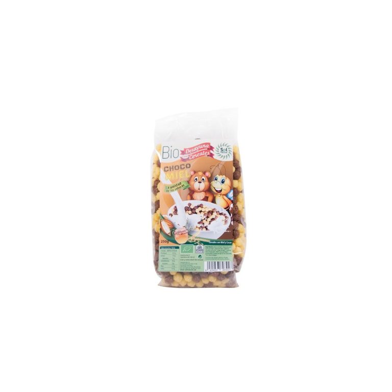 Cereales Bolitas choco-miel desayuno bio 250g Sol Natural