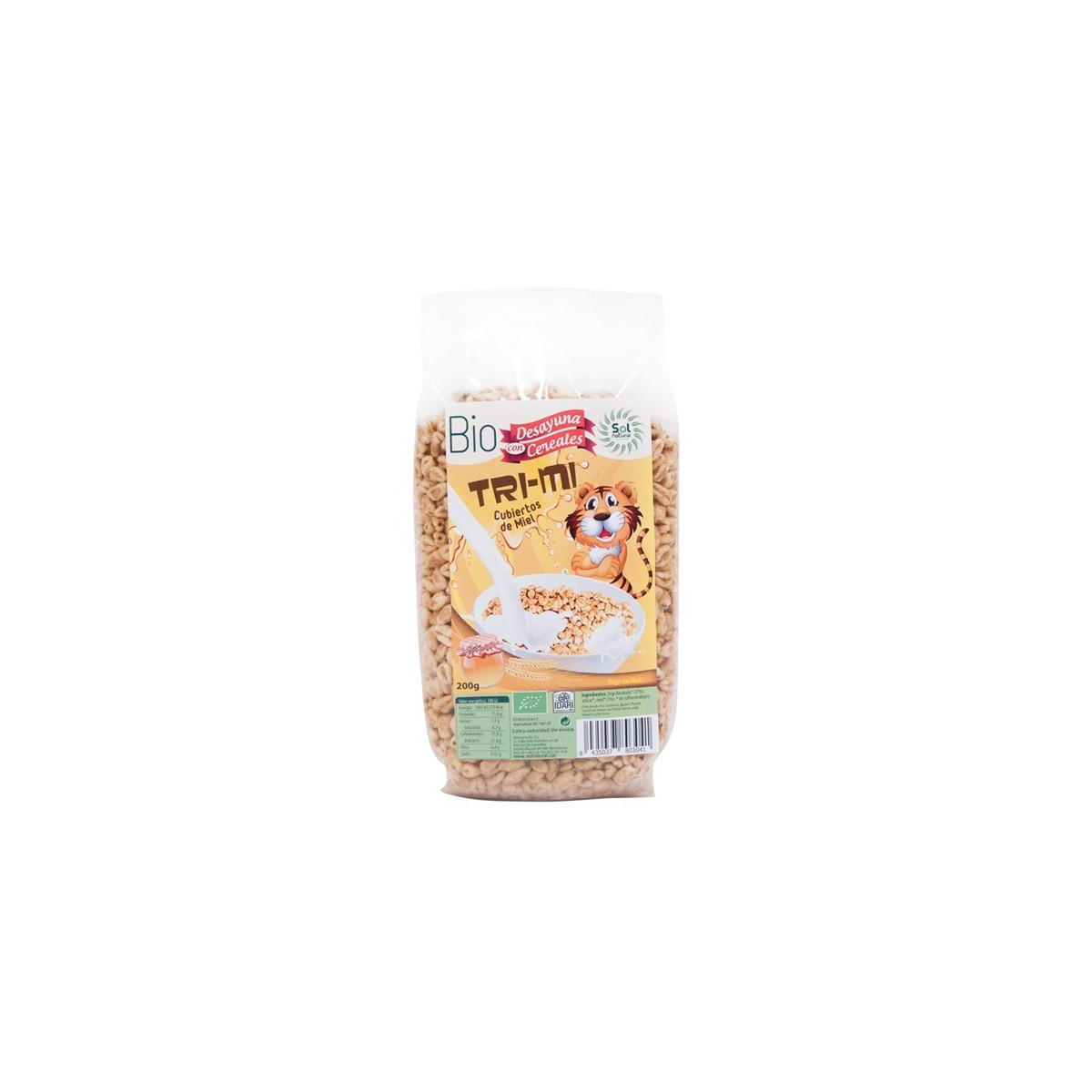 Cereales Tri-Mi con miel bio 200g Sol Natural