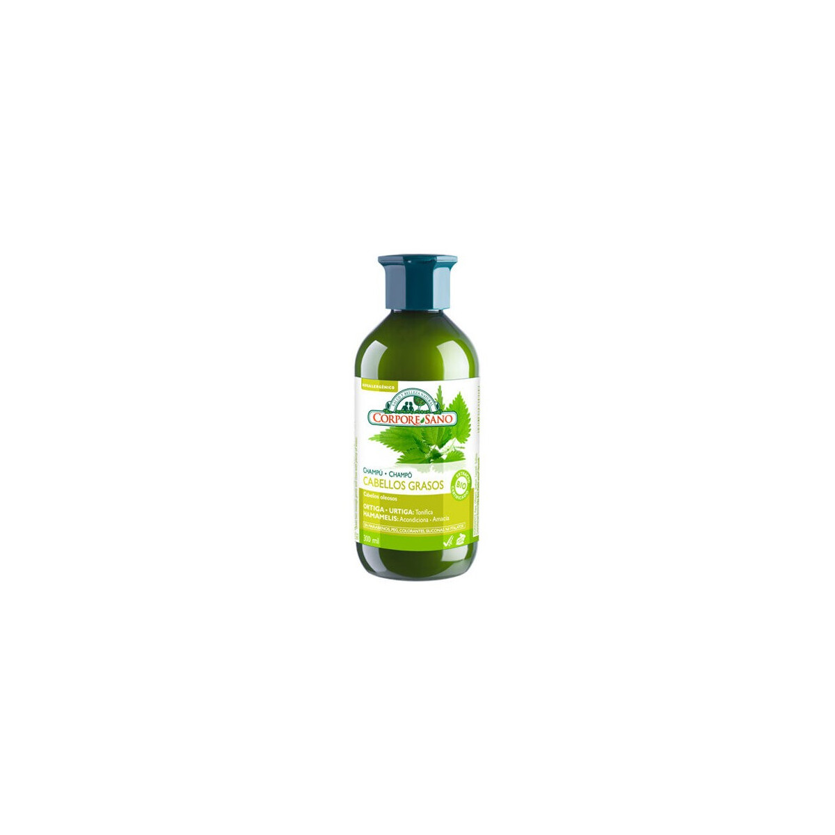 Champu Cabellos grasos Ortiga y Hamamelis 300ml Corpore Sano