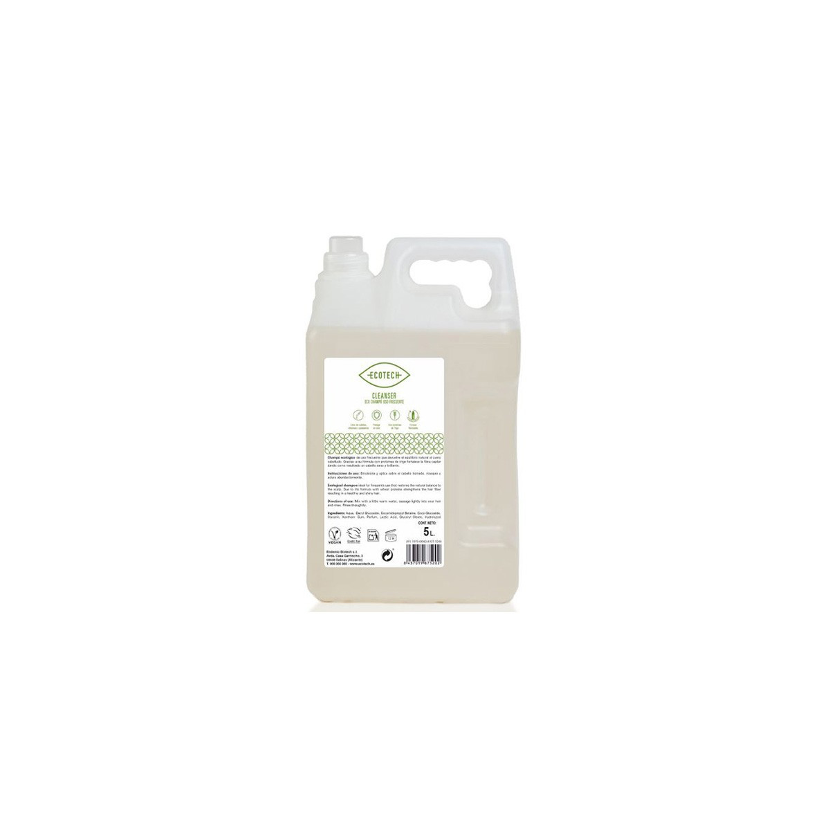 Champu Cleanser uso frecuente Eco 5L Ecotech
