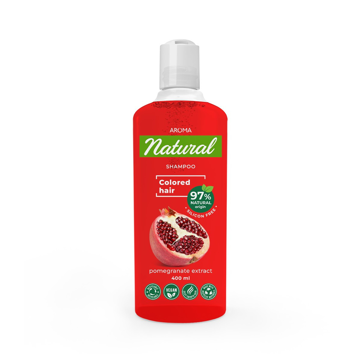 Champu granada Cabellos Teñidos 400ml Rose&Rose