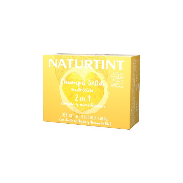 Champu solido nutricion pastilla Cosmos 75g Naturtint - Organic Minimarket