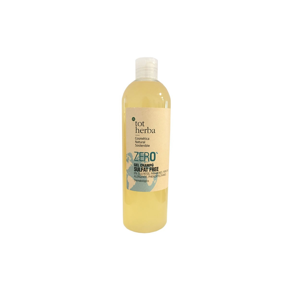 Gel-champu sin sulfatos ZERO% 500ml Tot herba