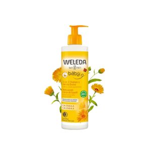 Champu-Gel (2 en 1) de calendula bebe y niño 400ml Weleda